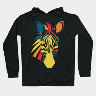 Color Zebra Hoodie